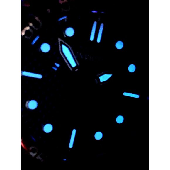 Invicta Mens Watch 35658 Pro Diver Quartz Blue Dial Pepsi Bezel Rubber Band 50mm - Picture 8 of 15